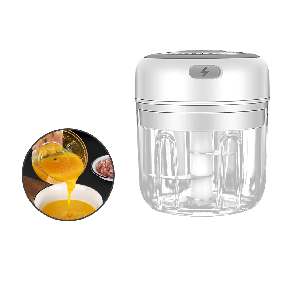 Электрическая мини-дробилка для продуктов измельчитель овощей кухни дробленый