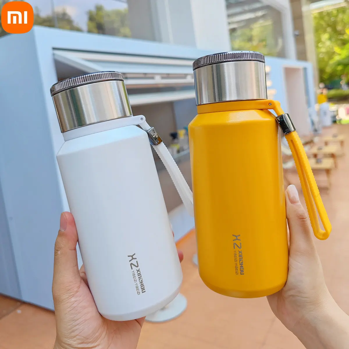 

Xiaomi 0.6/1L Thermos Stainless Steel 304 Stanley Vacuum Flasks Fashion Large Capacity Water Bottle Car Portable Coffee Cup