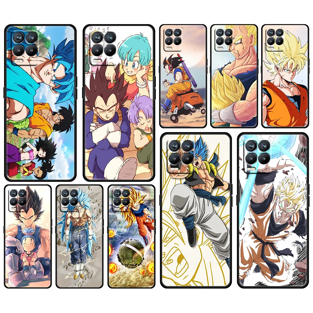 

Dragon Ball Z Goku Anime For OPPO GT Master Find X5 X3 Realme 9 8 6 C3 C21Y Pro Lite A53S A5 A9 2020 Black Phone Case Cover Capa