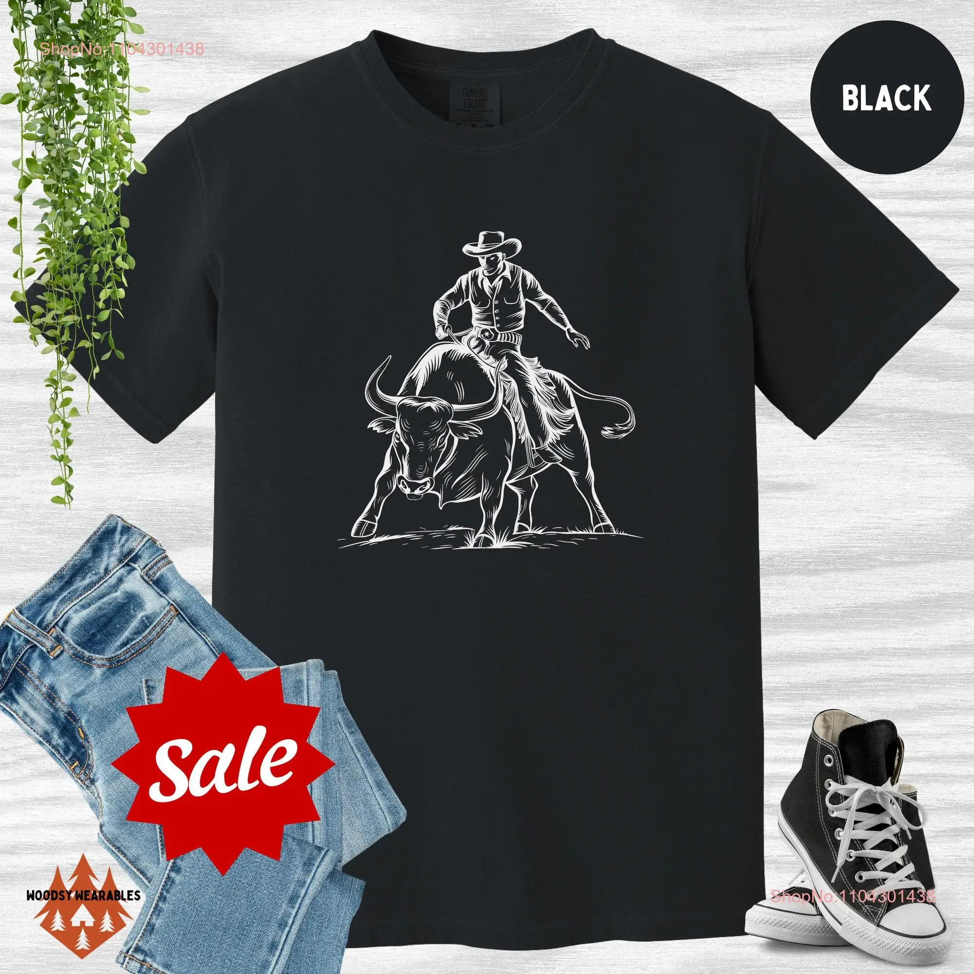 Футболка Bull Rider в стиле вестерн ковбой родео деревенский стиль кантри комфортные