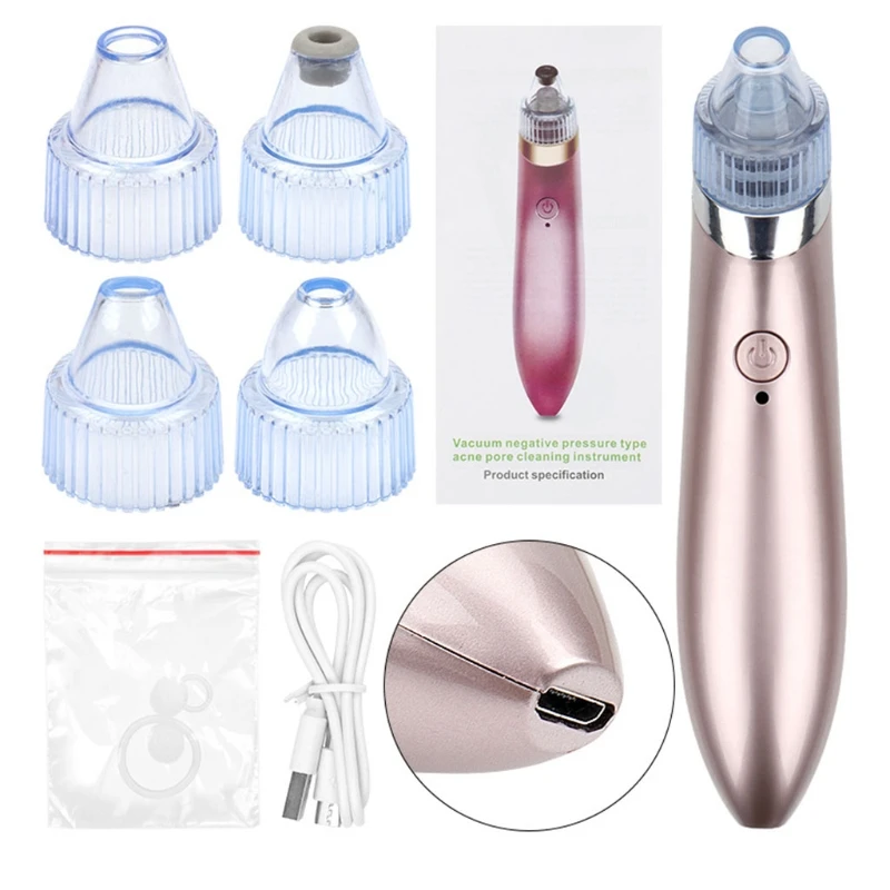 

Средство для удаления черных точек, вакуумный Электрический Очиститель пор, зарядка через USB, для женщин D0UE