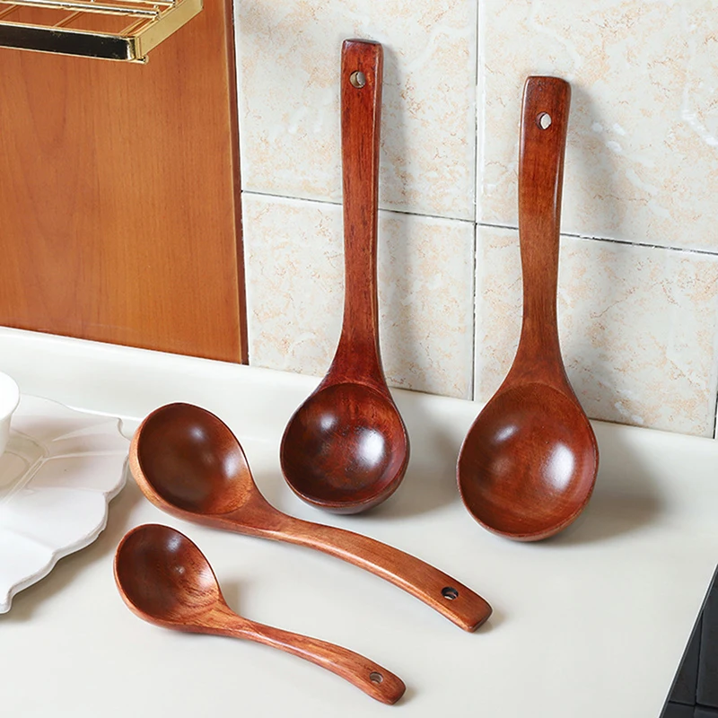 

Деревянная ложка для супа с длинной ручкой