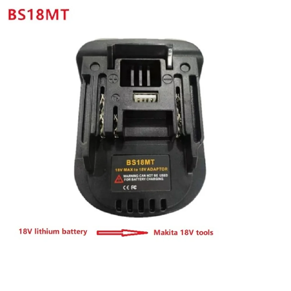 

Адаптер для аккумулятора BS18MT, преобразователь USB для аккумуляторов Bosch 18 в BAT619G/620, преобразователь для литиевых батарей Makita 18 в BL 1860