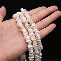 10 11mm real natural freshwater stacked pearl beads white loose perles for diy bracelet necklace accessory jewelry making15
