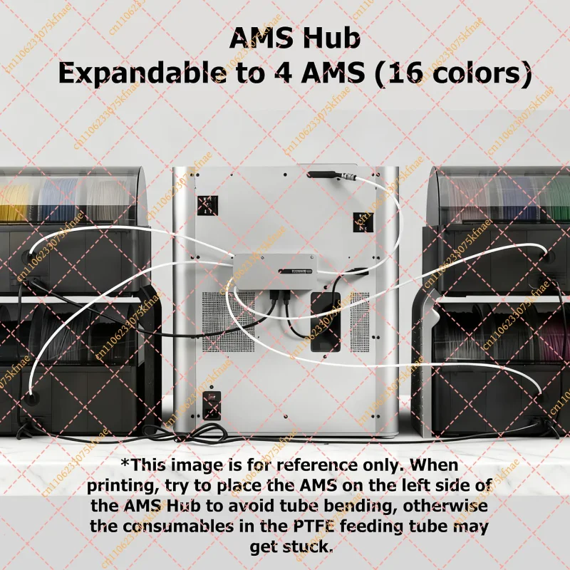 Буфер для филамента 4-в-1 для Bambu Lab X1, P1P и P1S (совместим с AMS  2 Pro  AMS HT) (art.: 3920db25178ff) - 3920db25178ff