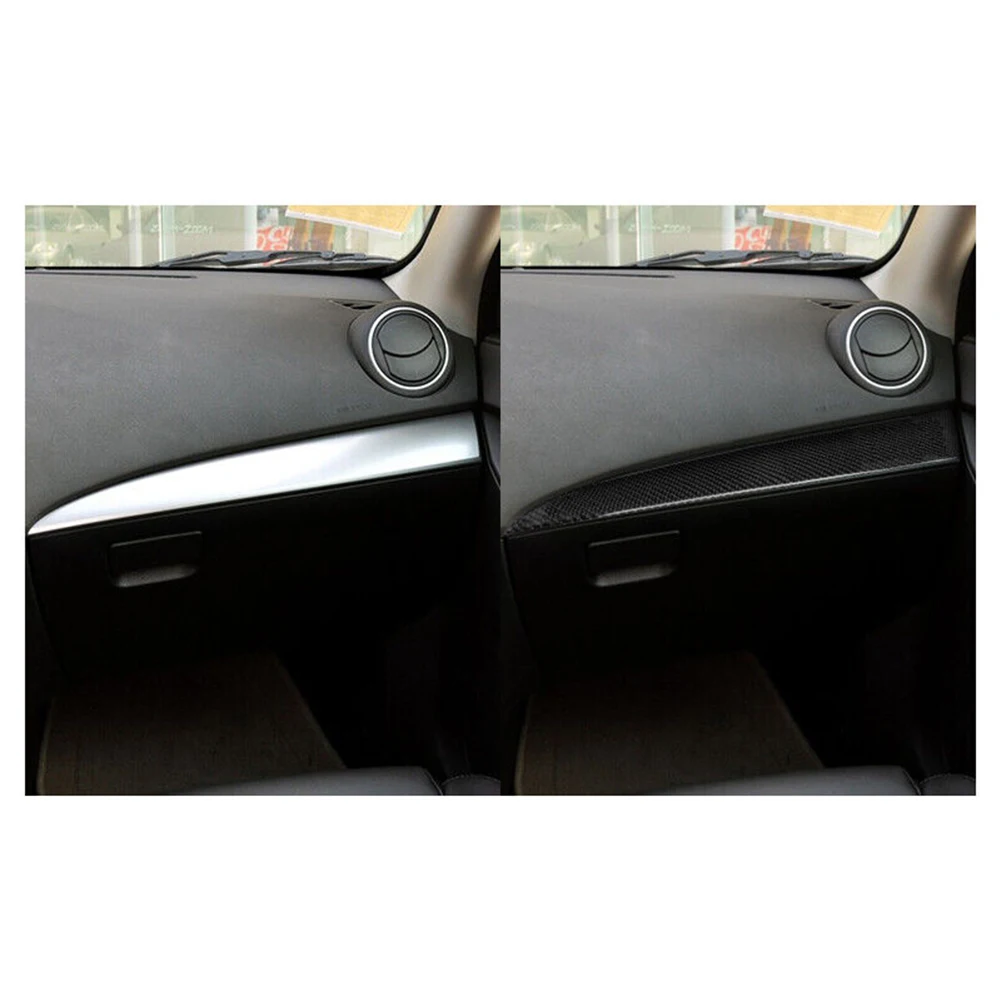 

Interior Front Center Console Dashboard Cover Door Lock Switch Trim Suit Kit For Mazda 3 2010-2013 DIY Interior Trim