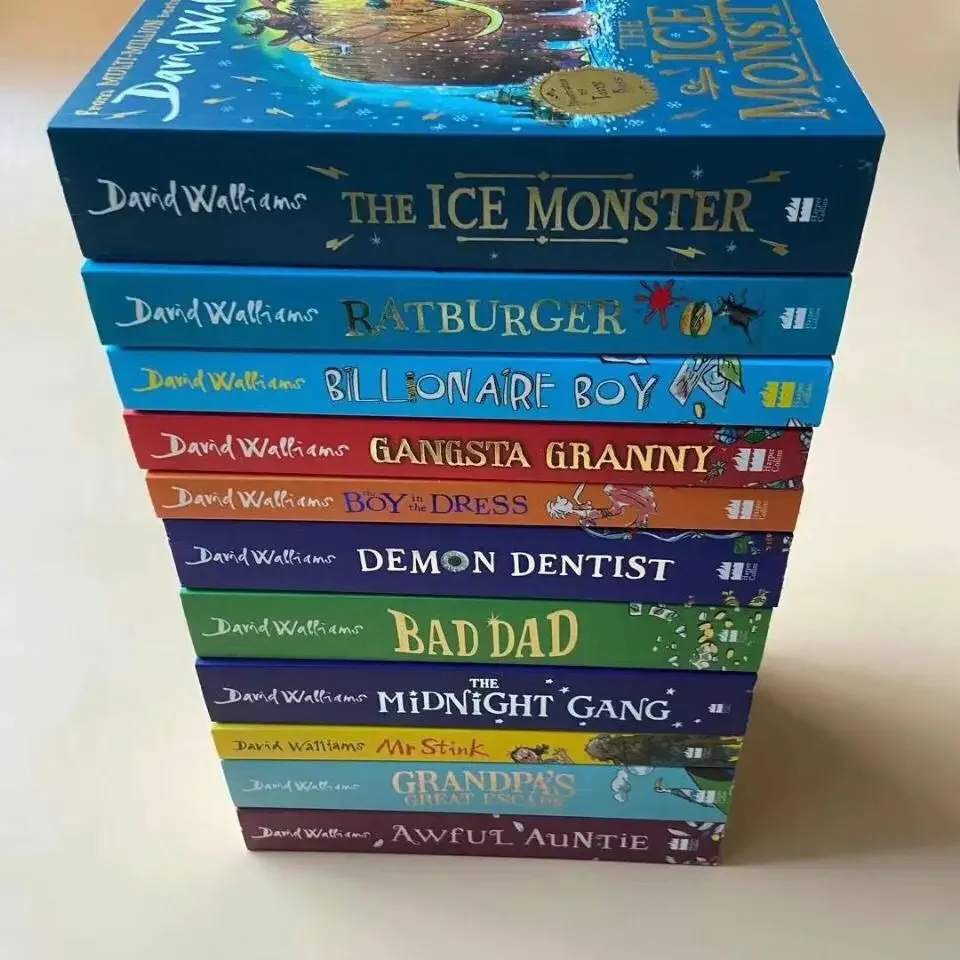 11 шт./компл. английские детские романы Дэвид Уоллиамс юмористический рост