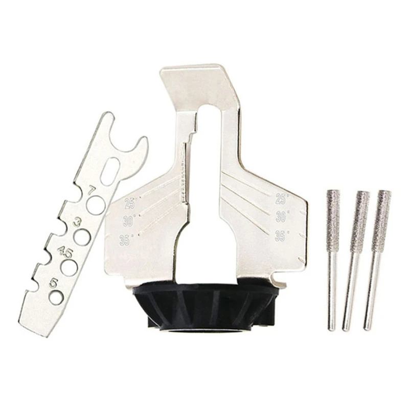 

Saw Grinding Tool Set Used with an Electric Grinder Easily Sharpen Chains and Serrated Blades High Heat Resistance
