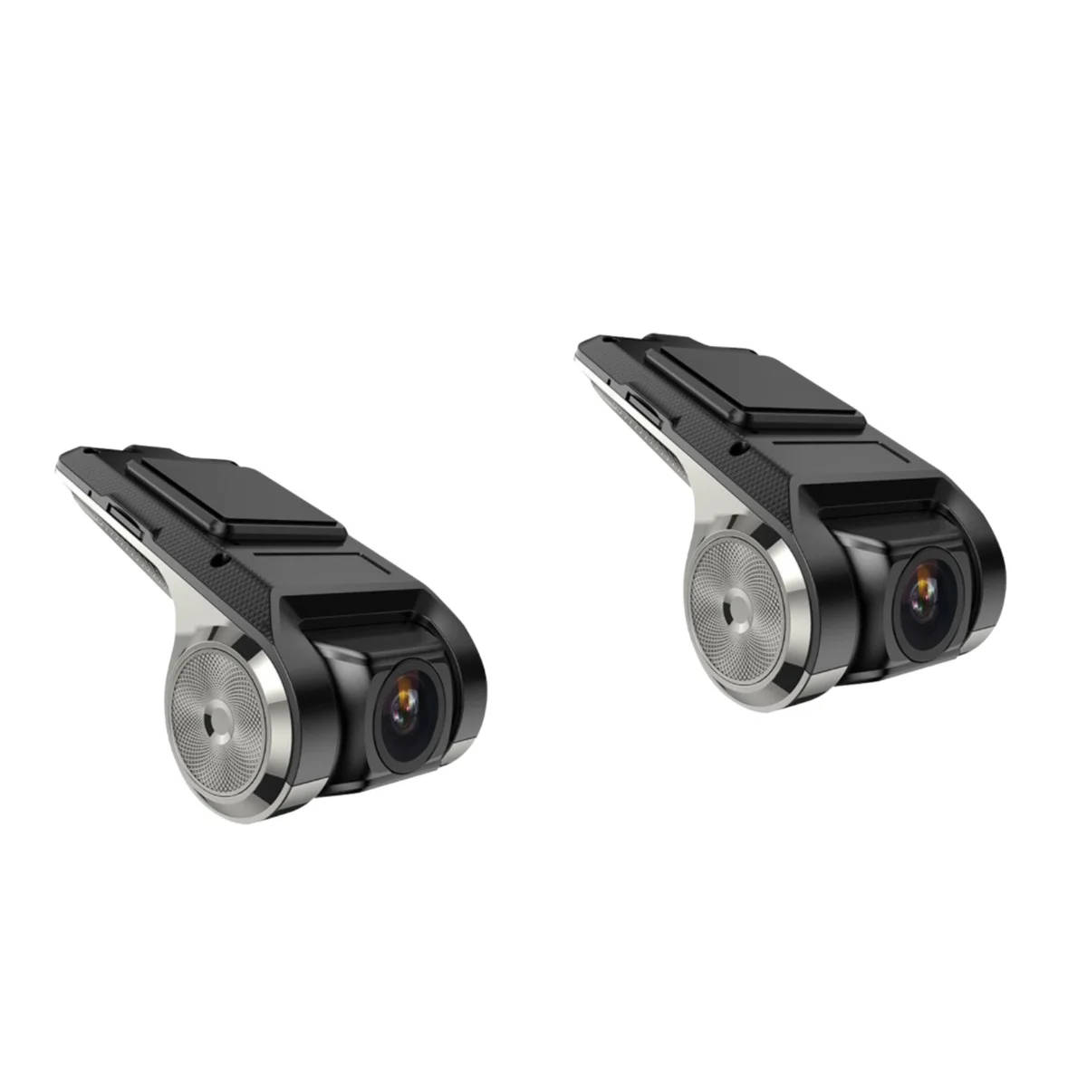 

2pcs Automobile Large Screen High Definition Night Vision Driving Recorder (Black)