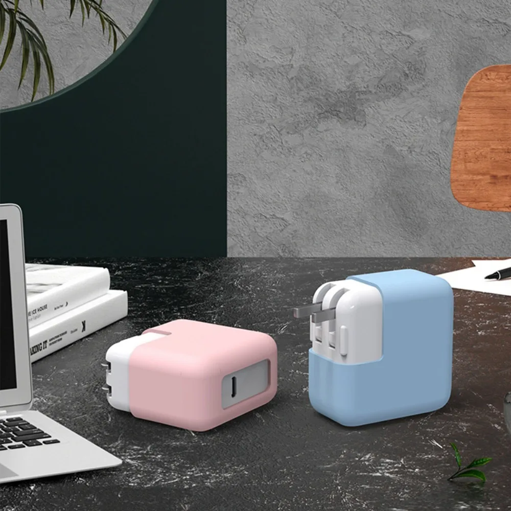 Чехол для адаптера питания 30 Вт/45 Вт Новый противоударный Силиконовый Эластичный