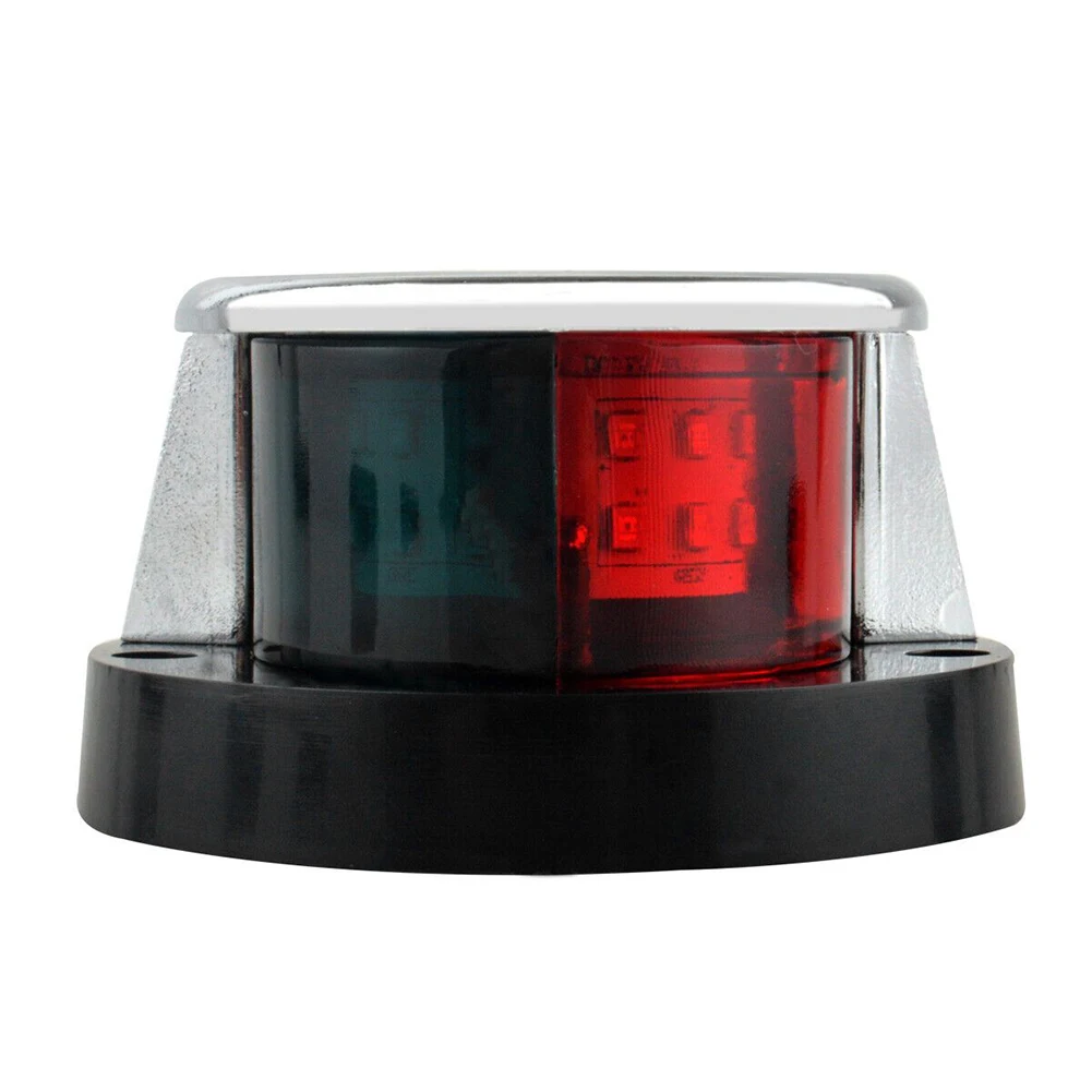 

Dual Color 12V Boat Light LED Marine Yacht Navigation Lights Red Green Ship Running Lamps Lighting Signal Lamp Replacement
