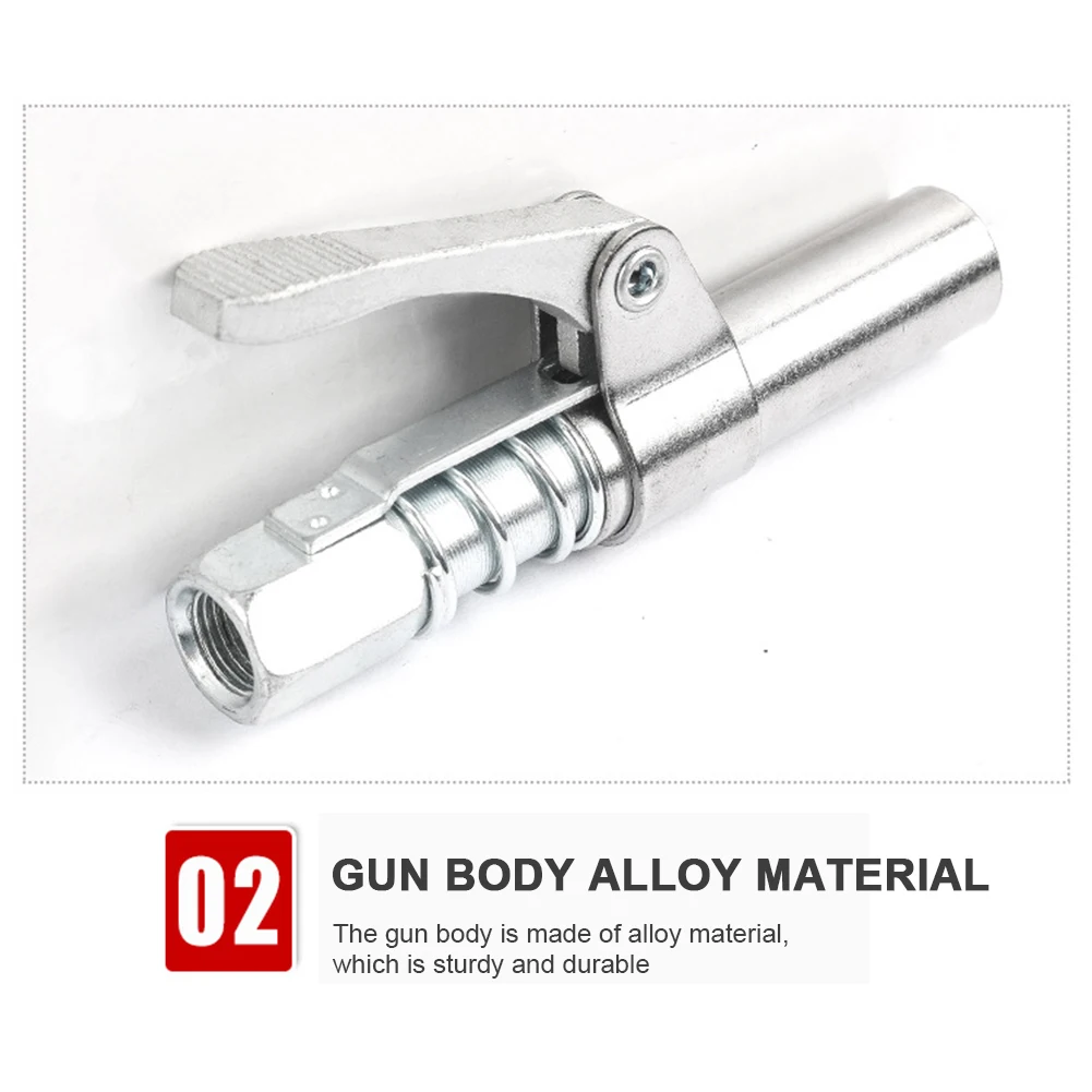 Смазочный шприц самоблокирующийся инструмент для смазки с зажимом