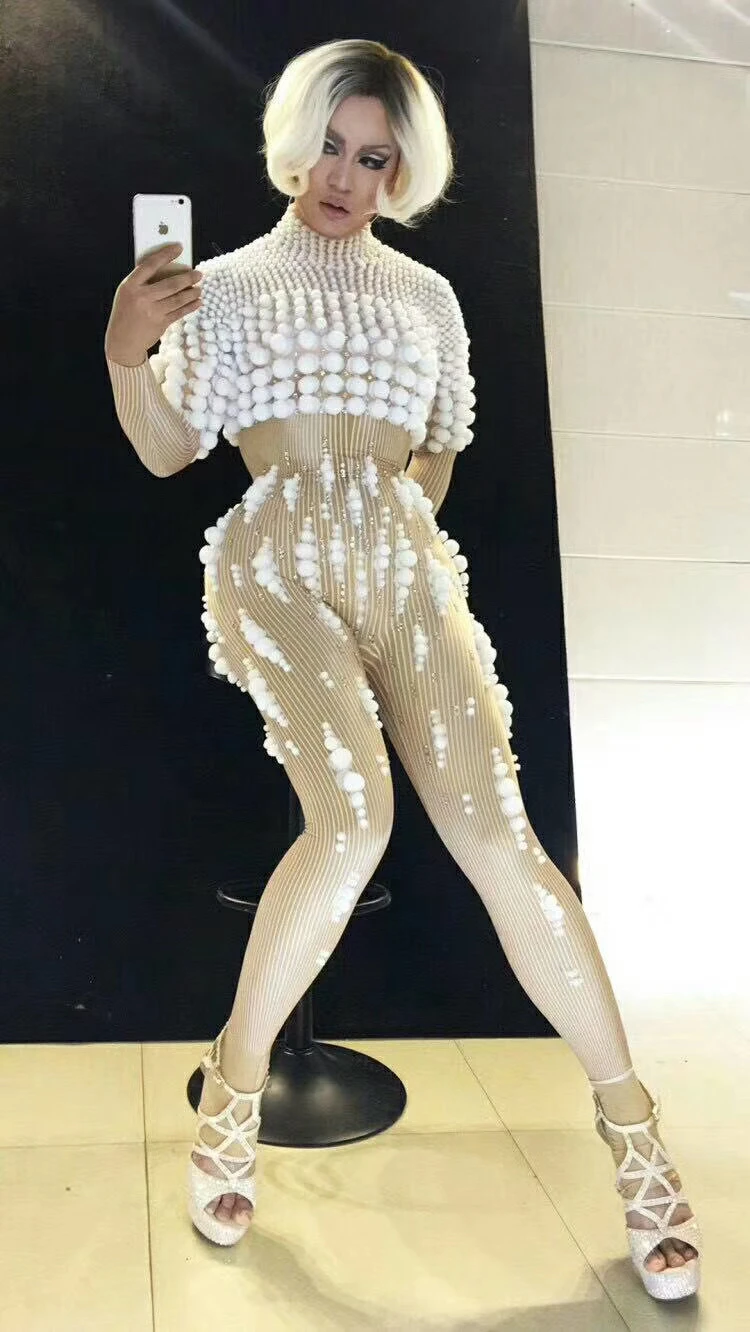 Алмазный украшение с помпоном абрикосового цвета сексуальный женский длинный