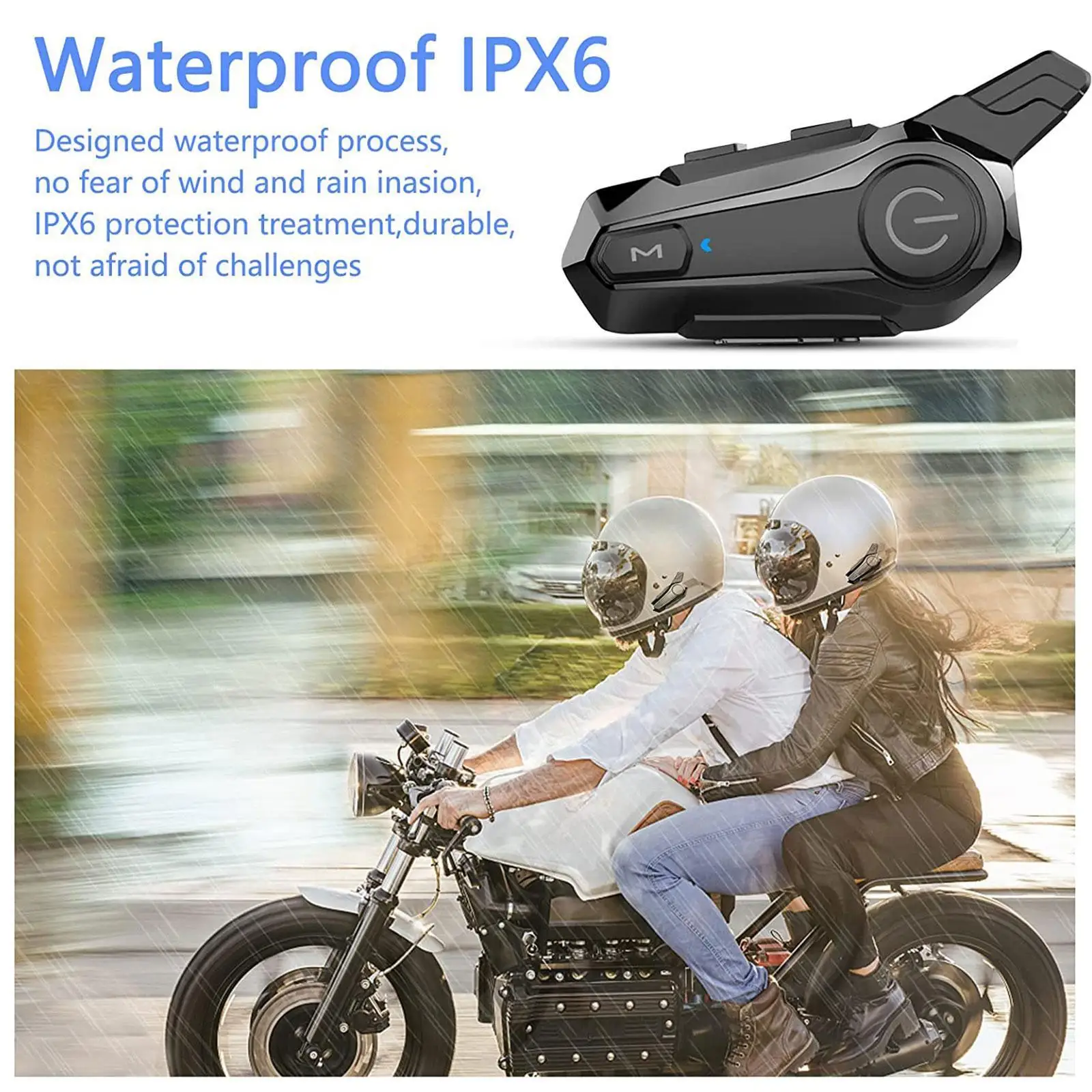 

Bluetooth-гарнитура для мотоциклетного шлема K4v2