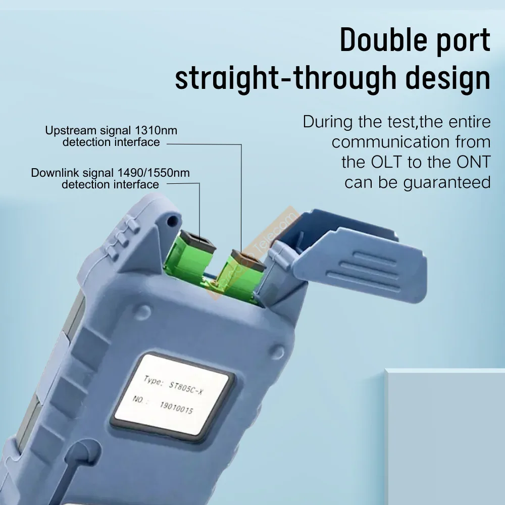Фото SENTER ST805C-X Оптический измеритель мощности Pon GPON EPON XPON 1310 1490 1550 нм Измеритель мощности Pon №3