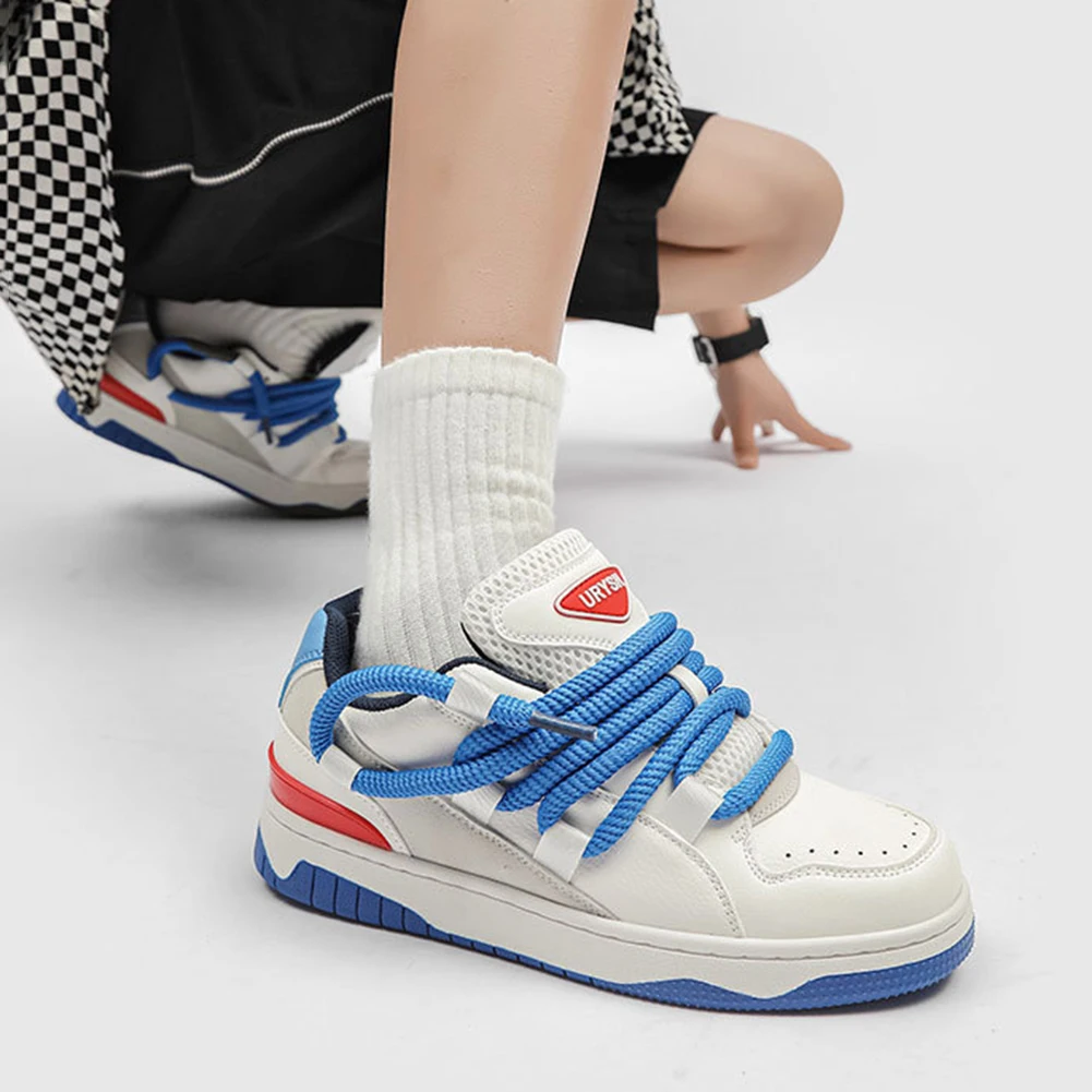 

Мужские спортивные кроссовки, износостойкие кроссовки из искусственной кожи на платформе, удобные дышащие кроссовки для путешествий на открытом воздухе