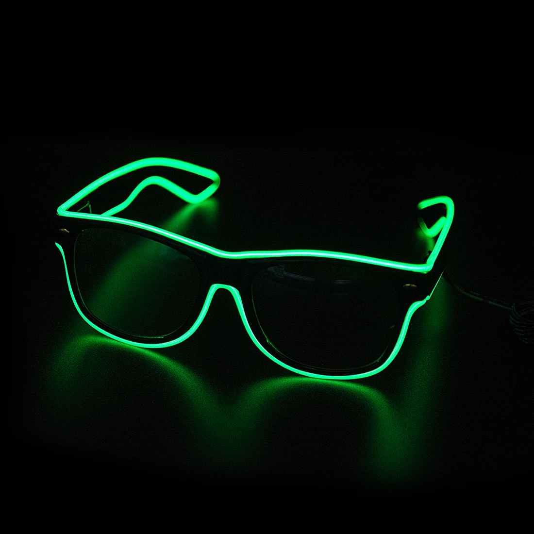 

Led Glasses Neon Glow Sunglasses Bright Light Supplies Party Flashing Glasses EL Wire Glowing Gafas Luminous Bril Novelty Gift