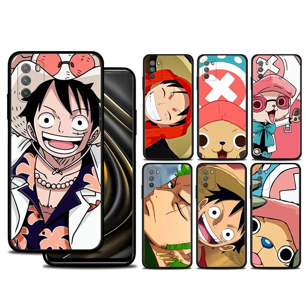 

Phone Case For Xiaomi Poco X3 NFC M3 M4 Pro F3 F1 Mi 12 11T 10T Lite 9T Note 10Lite 5G Silicone Bumper One Piece Zoro Luffy