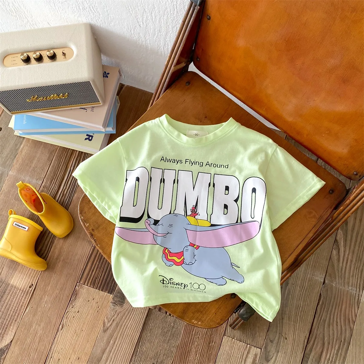 Летний крутой Свободный Повседневный Топ с милым мультяшным принтом короткими