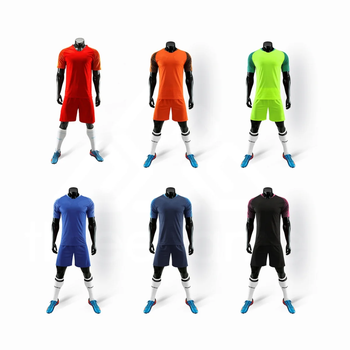 

New Arrive Soccer Jerseys Camiseta Uniform Kids De Futbol Children Breathable Men Football Sports Custom Shirt Training Suit