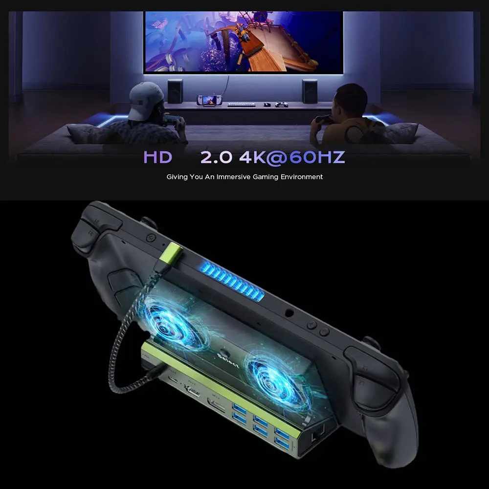 

Док-станция 11 в 1 для ROG Ally, 4K, 60 Гц, 100 Мбит/с