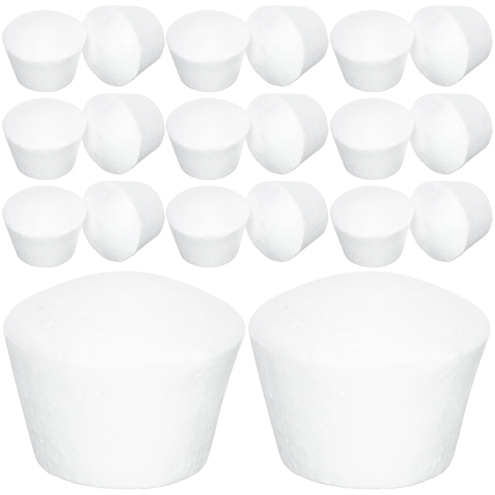

20 Pcs Foam Cake Embryo Paint Party Supplies Paper Cup Child Wedding Ceremony Decorations