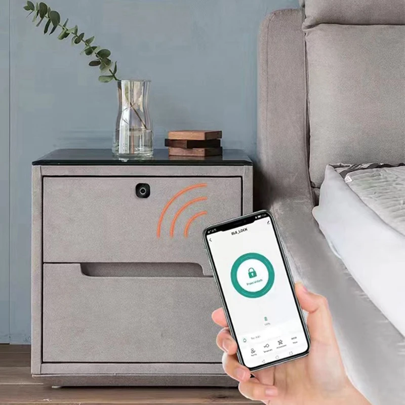 Электронная биометрическая мебель черного цвета 1 комплект