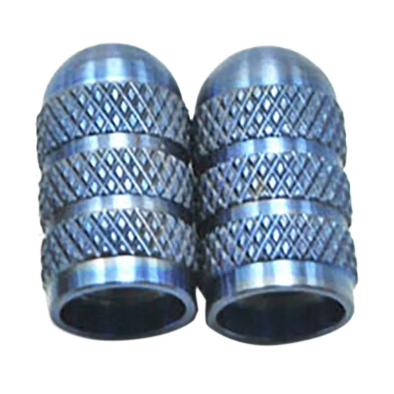 

Titanium Alloy MTB Bike Caps Bike Gas Nozzle Cap Round Knurled Bicycle Gas Nozzle Cap Bike Titanium Alloy Valve Cover