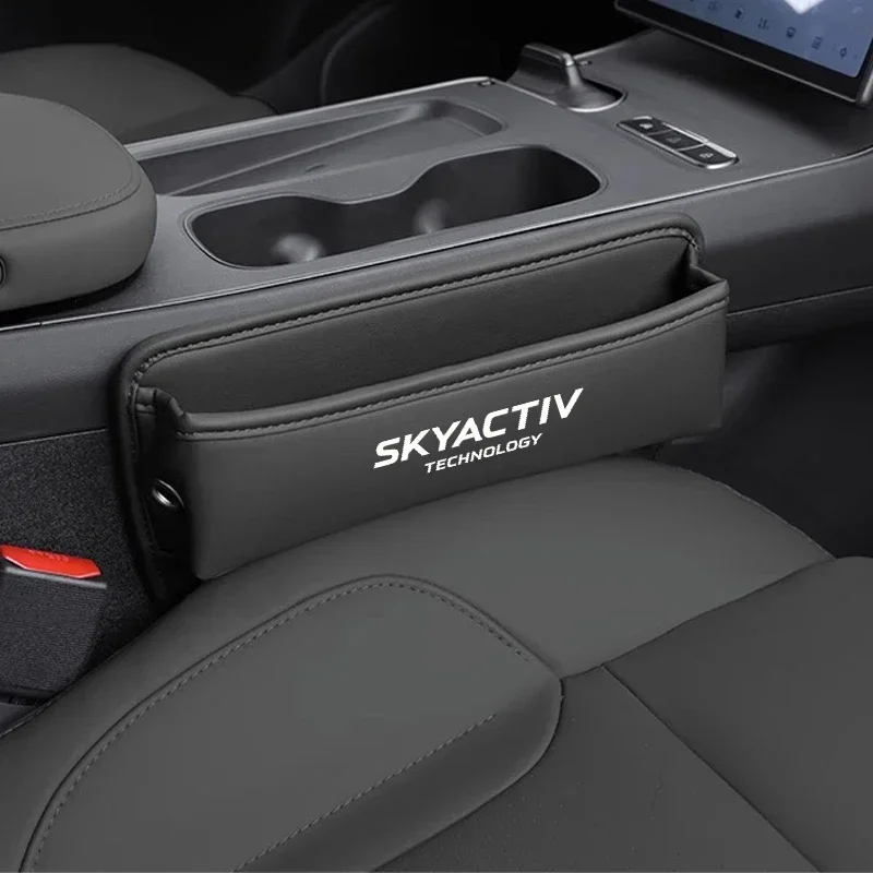 

Многофункциональный органайзер для автомобильного сиденья, ящик для хранения, карманный кошелек, универсальный для Mazda Skyactiv CX3 CX5 CX8 3 Axela 6, аксессуары