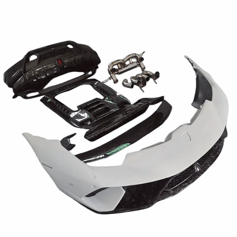 Передние и задние бамперы из кованого углеродного волокна в стиле P чехлы на