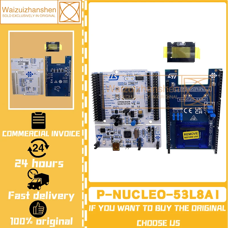 Плата P-NUCLEO-53L8A1 с переплетом VL53L8CX