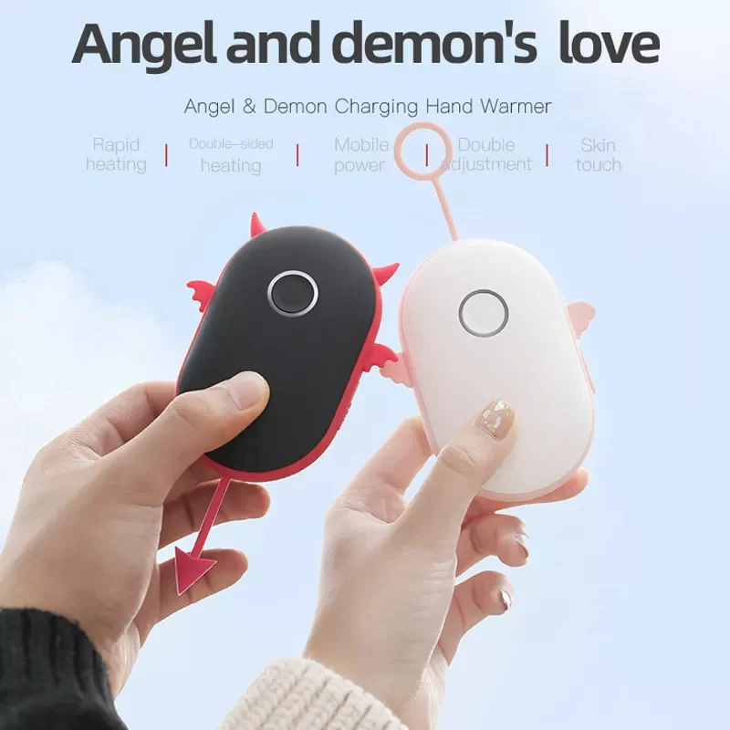 

4000mAh 5V Cute USB Rechargeable LED Electric Hand Warmer Heater Travel Handy Long-Life Mini Pocket Warmer Home Warming Product