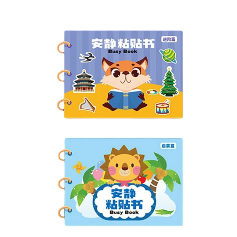 

Busy Book for Kids, Montessori Toy for Toddlers 15 Themed Workbooks Preschool