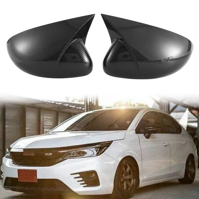 

Автомобильное оксидное окно, боковое стекло для зеркала заднего вида, обрезанная рамка, боковые колпачки для зеркала для Honda CITY 2020 2021