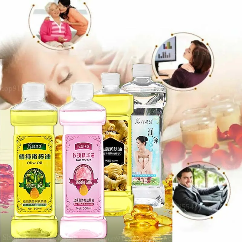Tasteless Olive Flavor Ginger Essential Oil Body Push Oil Wh