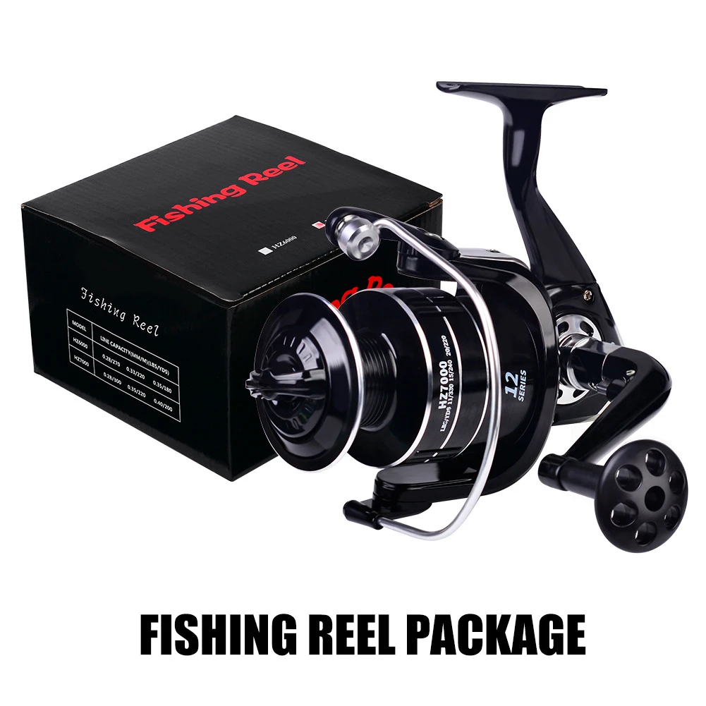 

Fishing Reel 1000-7000 Type Spinning Reel Metal Spool 18KG Max Drag Long Casting Wheel Lure Fishing Saltwater Freshwater Tackle
