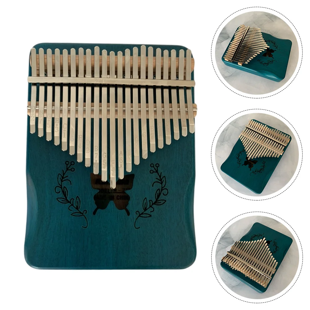 

1 Set Thumb Piano Keys Finger Piano Portable Musical Instrument (Blue)