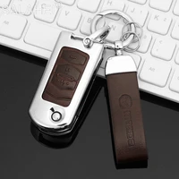 leather car key case cover shell for mazda 2 3 5 6 bl bm gj axela atenza cx 5 cx5 cx 3 cx3 cx 7 cx7 cx8 cx 9 m6 rx8 mx5 keychain