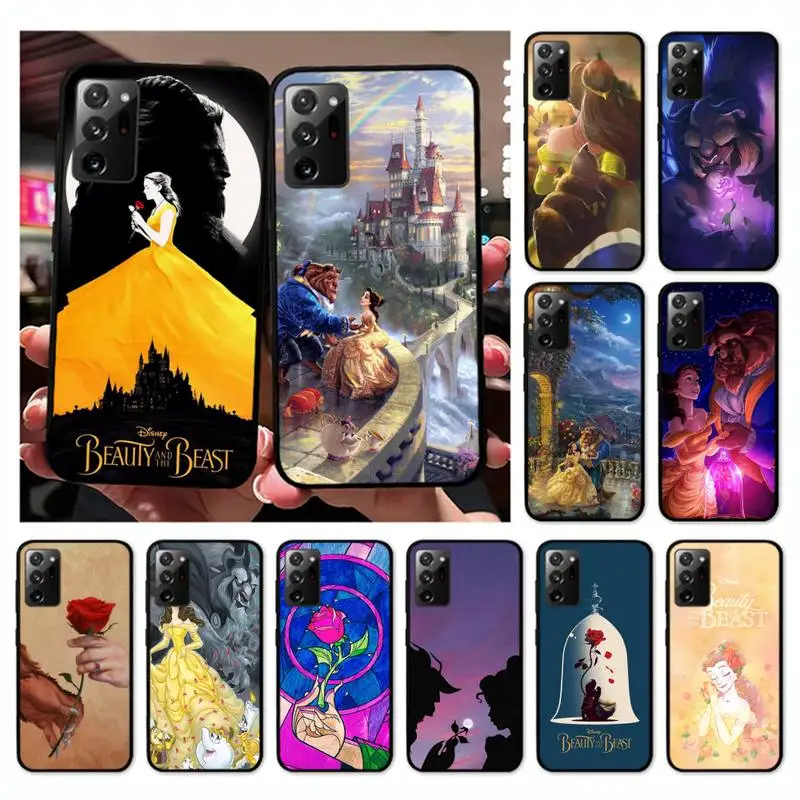 

Disney Beauty and the Beast Phone Case for Samsung Note 5 7 8 9 10 20 pro plus lite ultra A21 12 02