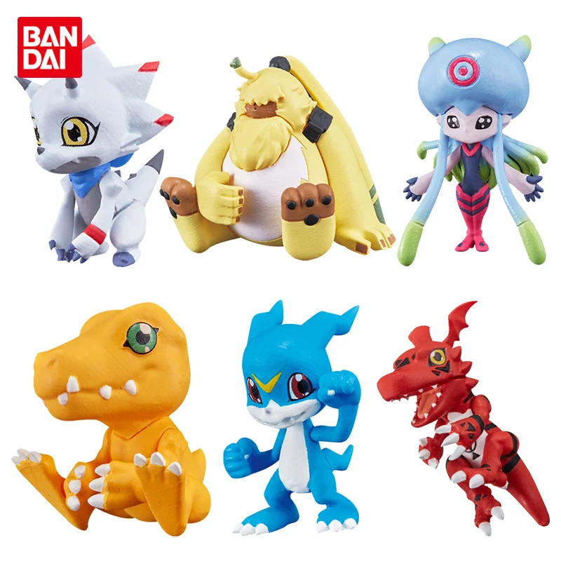 

Bandai Hugcot 2 Digimon Adventure Agumon V-mon Guilmon Doll Gifts Toy Model Anime Figures Collect Ornaments