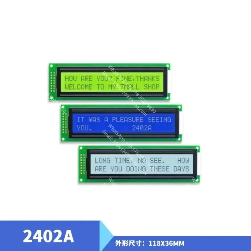 Фото Прямые продажи с завода: ЖК-дисплей 2402A, 24*2, матричный модуль, синий экран №2