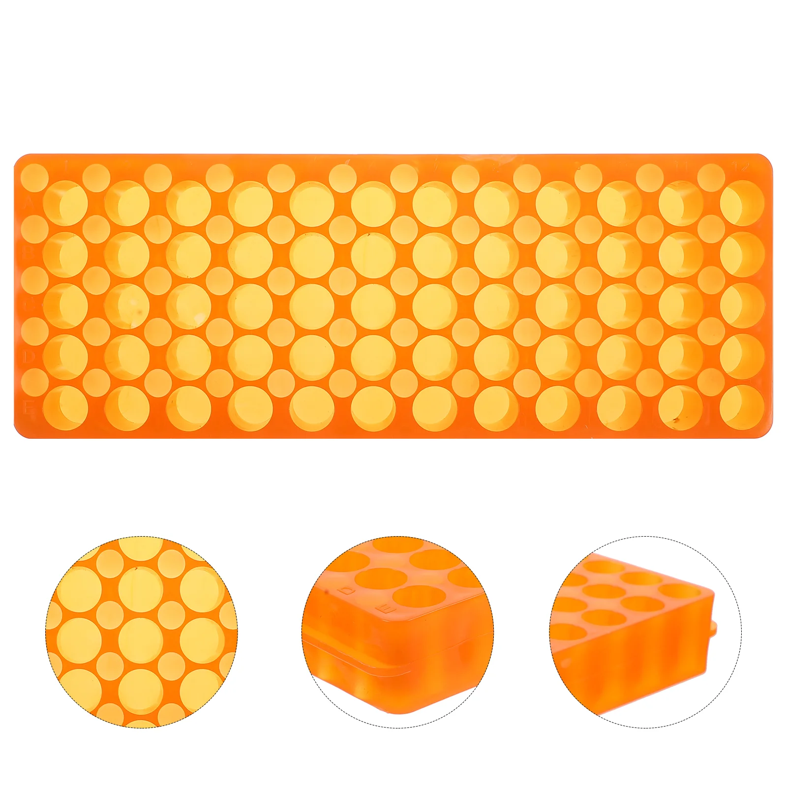 

2 Pcs Plastic Pallet Centrifuge Tube Rack Test Storage Organizer Powder Laboratory Supplies Holder Sampling