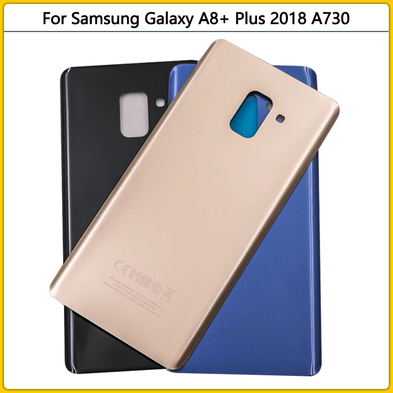Стеклянная задняя крышка батарейного отсека для Samsung Galaxy A8 Plus 2018 + A730 A730DS A530F |