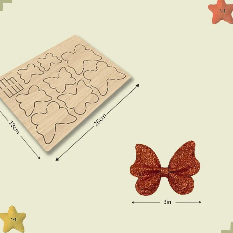 SC48 элегантная 3-дюймовая деревянная резка с луком, подходит для большинства машин