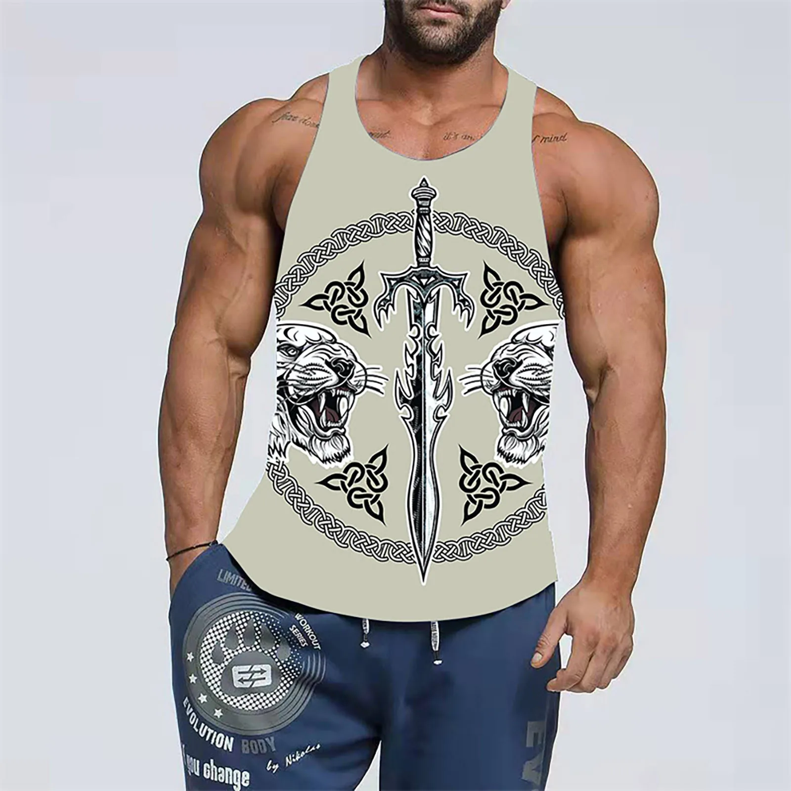 

Men Tank Top Color Quick Dry Sports Summer Casual Sport Sleeveless Shirt Vest Bodybuilding Man Gym Workout Clothing Ropa Hombre