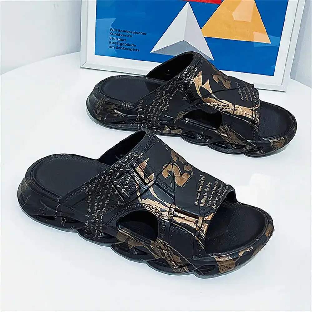 Летние противоскользящие сандалии тапочки мужские синие кроссовки комнатные