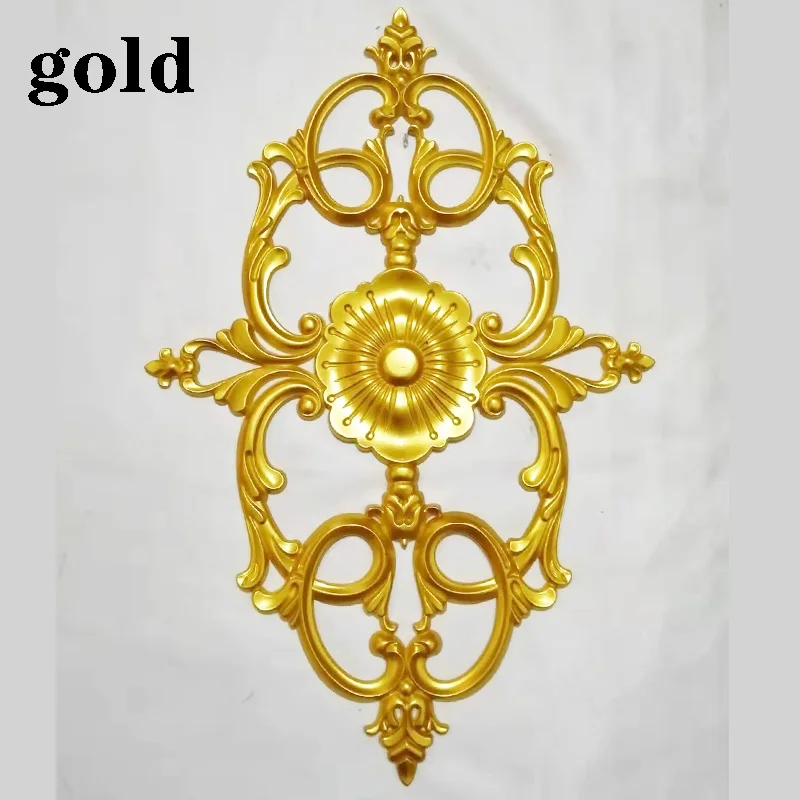 

PVC European-style furniture decoration decals wedding accessories background wall hollow relief decorative flowers non-wood car