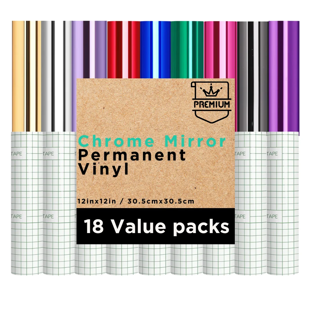 

Зеркальный металлический винил для Cricut