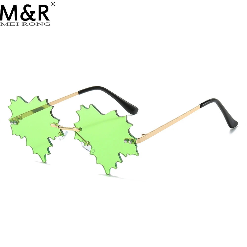 Новинка 2024 Женская безрамочная Солнцезащитная оправа с персонализированными