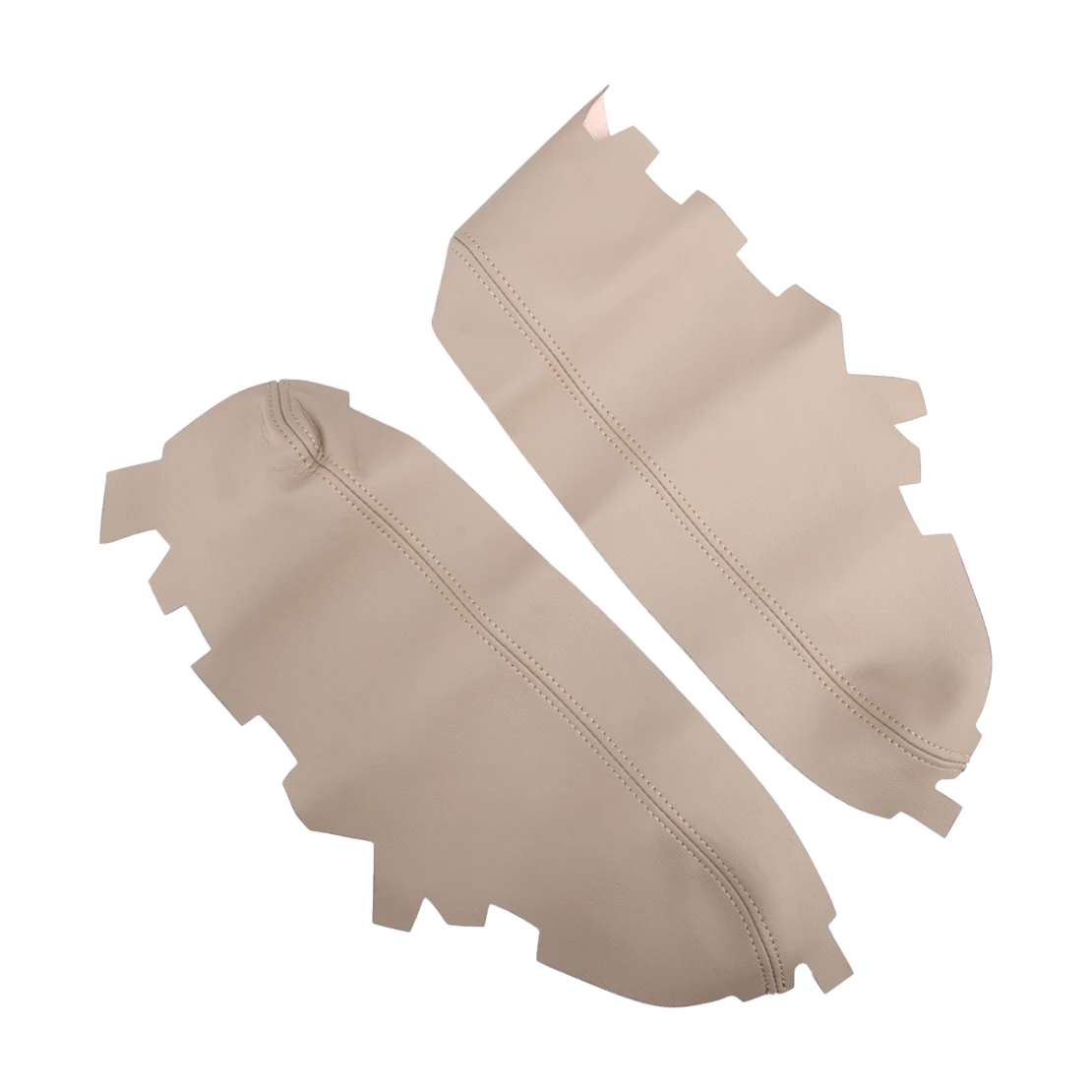 Чехол для подлокотника из микрофибры бежевого цвета 2 шт.